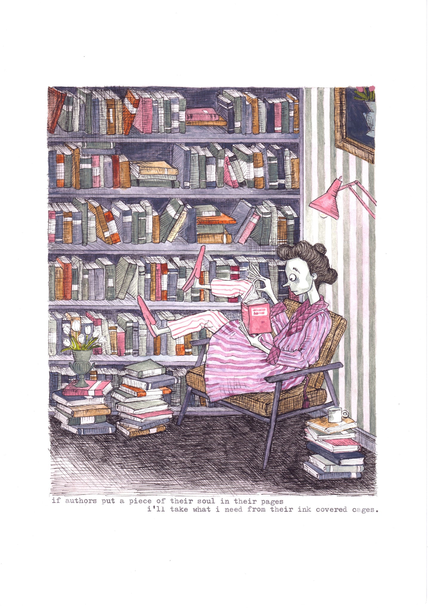 if authors put a piece of their soul in their pages