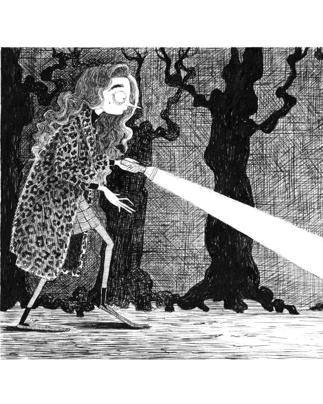 how elspeth met casper - concertina book