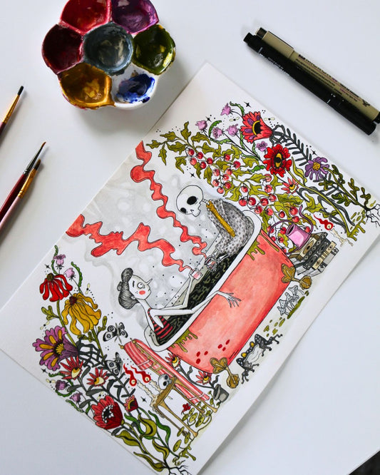 Abundance - Original art for my 2026 Calendar