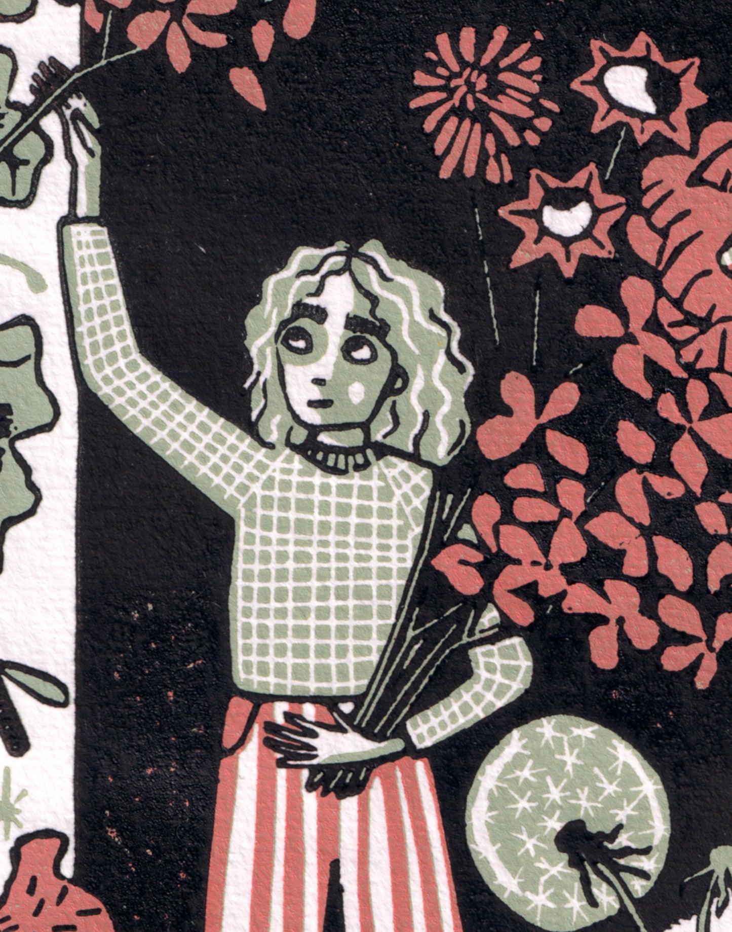 picking flowers in the garden of life + death