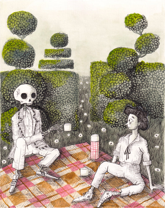 perplexed, i asked if death would come to tea